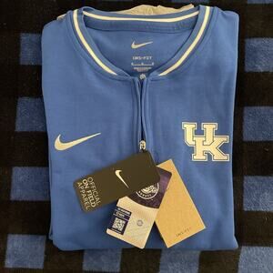 NWT Men’s Nike Dri Fit On Field Apparel Kentucky Wildcats 1/4 Zip Pullover M
